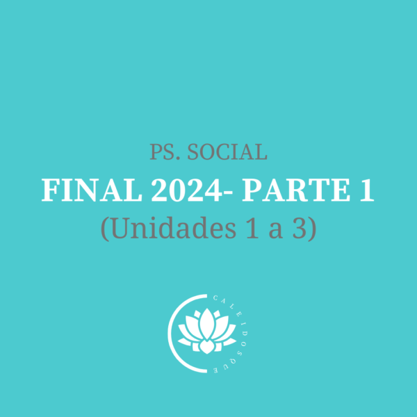 Ps. Social- Parte 1- 2024