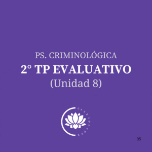 Ps Criminológica- 2° TP evaluativo- 2025